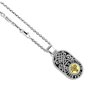 Колье подвеска из серебра с рубином Zancan EXC 494