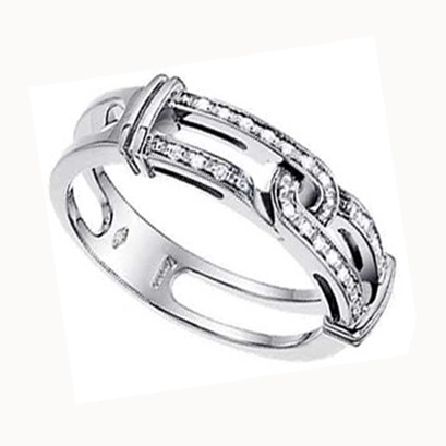 Кольцо мужское из золота Zancan EA 061