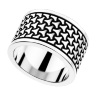 Кольцо мужское  из серебра  Zancan EXA 097
