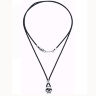 Колье подвеска  из серебра череп Zancan EXC 303