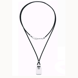 Колье подвеска  из серебра череп Zancan EXC 322