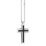 Колье крест из серебра  Zancan EXC 479
