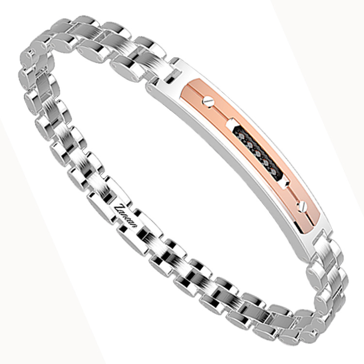 Браслет мужской из стали 316L  Zancan EHB 109
