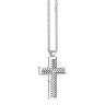 Колье крест из серебра  Zancan EXC 480 B