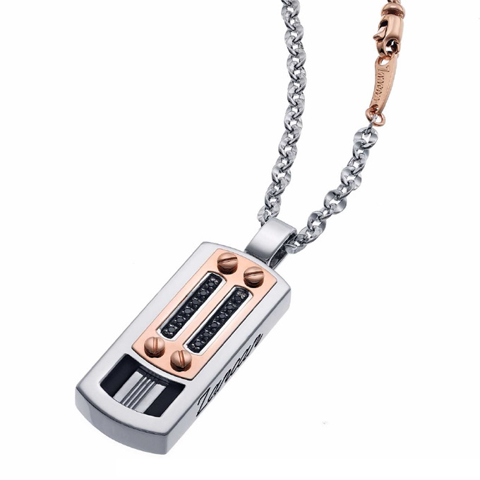 Колье подвеска  из серебра и золота  Zancan EXC-155 R 50